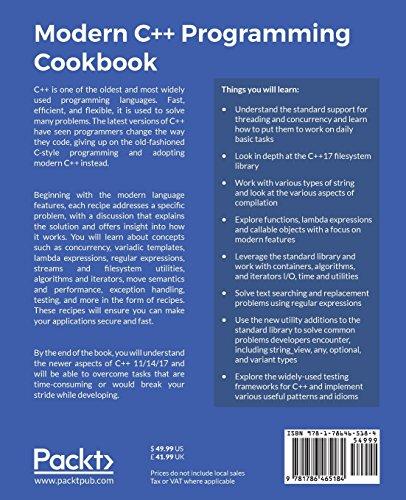 Modern C++ Programming Cookbook