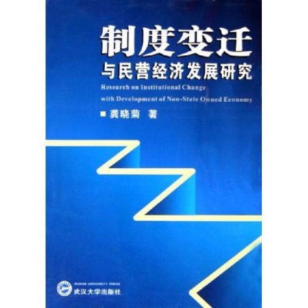 制度變遷與民營經(jīng)濟發(fā)展研究