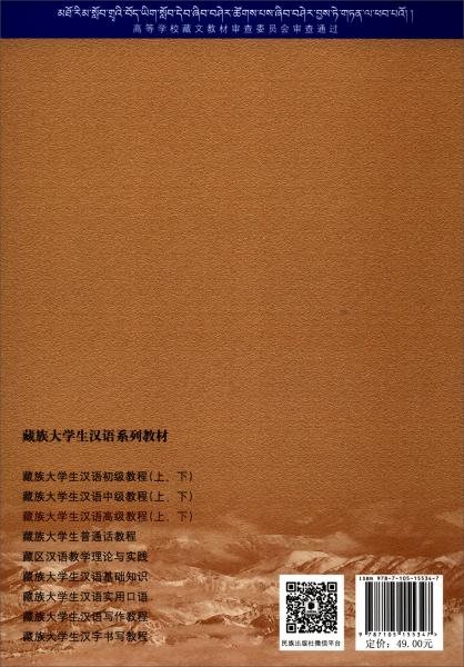 藏族大學(xué)生漢語高級教程（下）