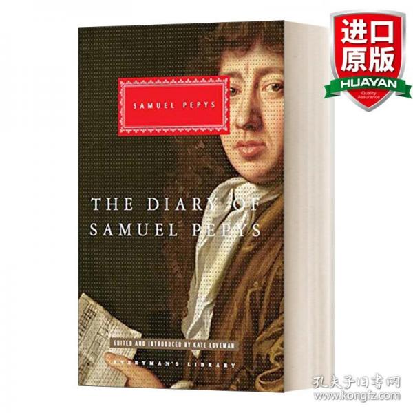 英文原版 Samuel Pepys: The Diaries 塞繆爾·佩皮斯日記選 Everyman精裝版 