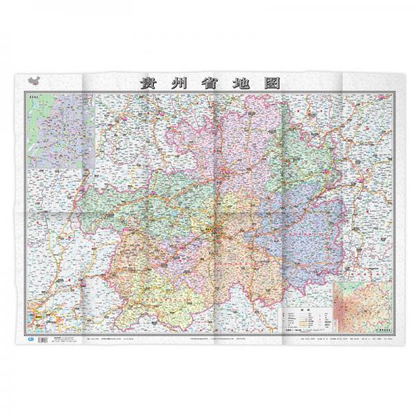 中华人民共和国分省系列地图：贵州省地图