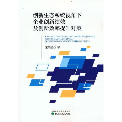 創(chuàng)新生態(tài)系統(tǒng)視角下企業(yè)創(chuàng)新績效及創(chuàng)新效率提升對策