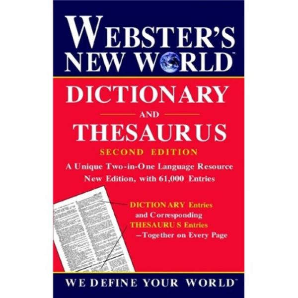 Webster's New WorldTM Dictionary and Thesaurus, 2nd Edition