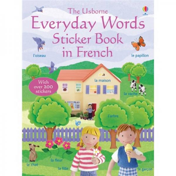 Everyday Words in French Sticker Book