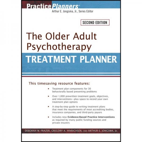 The Older Adult Psychotherapy Treatment Planner, 2nd Edition
