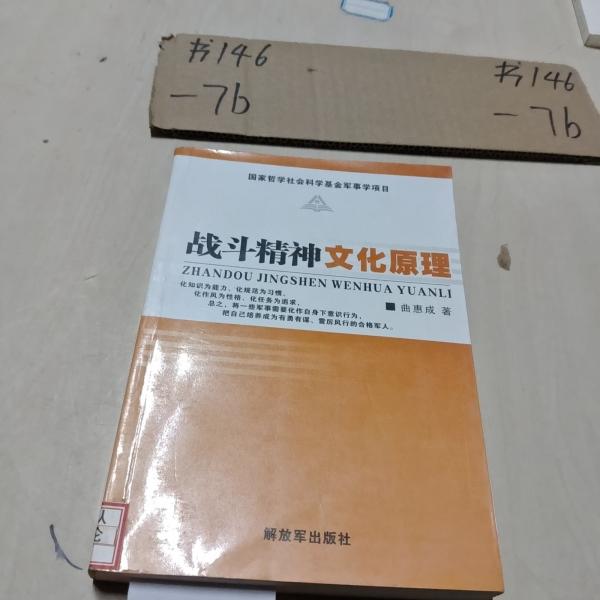 戰(zhàn)斗精神文化原理