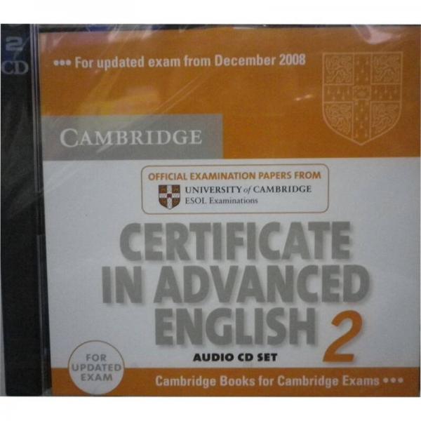 Cambridge Certificate in Advanced English 2 for Updated Exam Audio CDs (2)