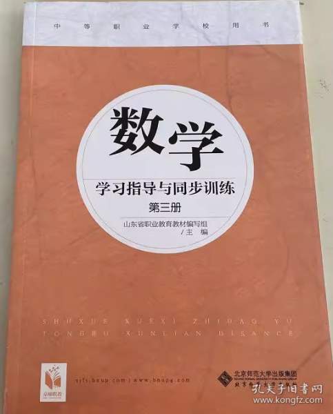 正版圖書(shū) 數(shù)學(xué)基礎(chǔ)模塊學(xué)習(xí)指導(dǎo)與同步訓(xùn)練第三冊(cè) 