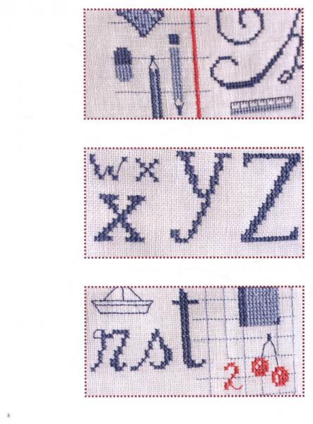 恋上法式十字绣：童年的记忆