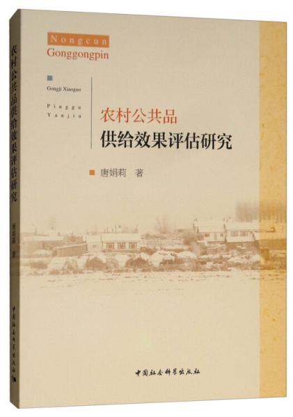 农村公共品供给效果评估研究