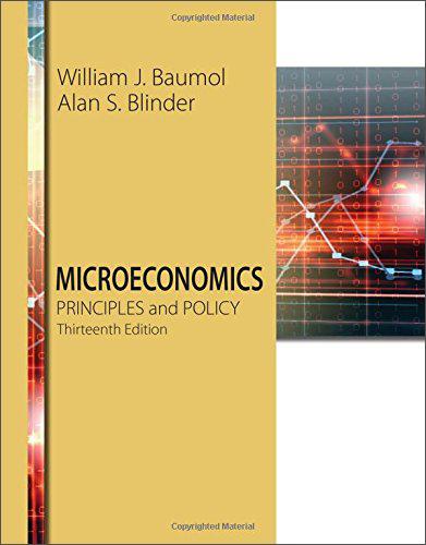 Microeconomics:PrinciplesandPolicy