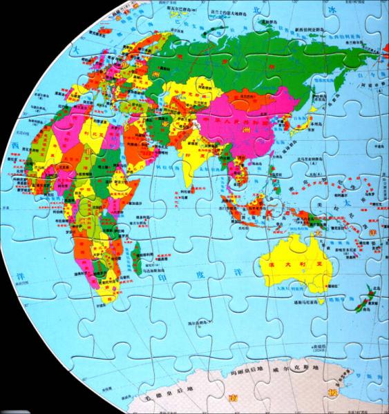 磁乐宝拼图：世界地图