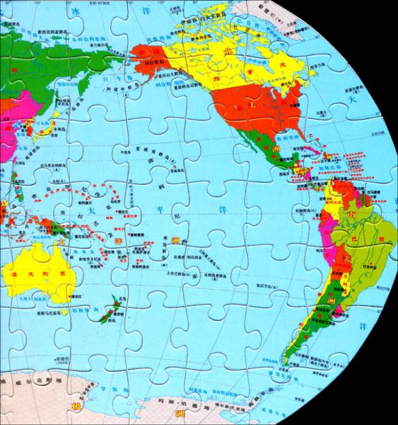 磁乐宝拼图：世界地图