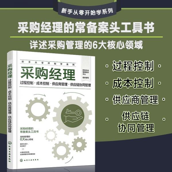 采购经理 过程控制·成本控制·供应商管理·供应链协同管理 新创企业管理培训中心 编