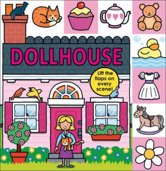 Dollhouse (Lift-The-Flap Tab Books) [Board book]