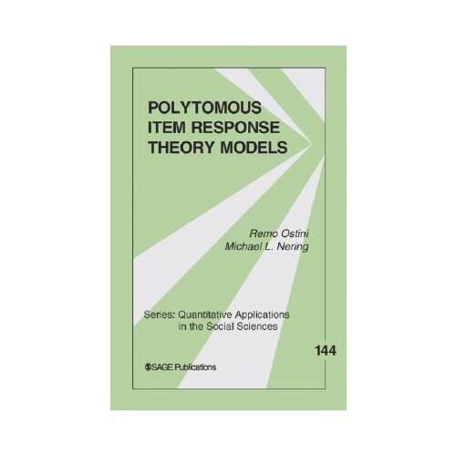 Polytomous Item Response Theory Models