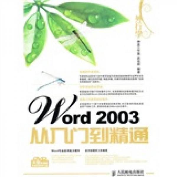 外行學Word 2003從入門到精通