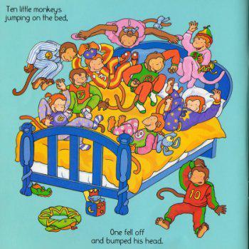 Ten Little Monkeys Jumping on the Bed