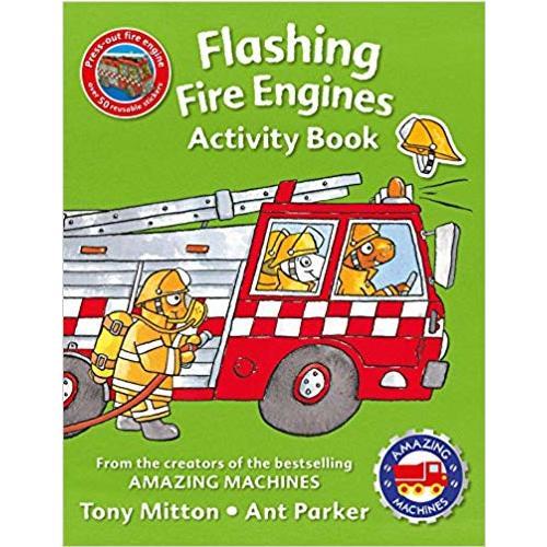 Amazing Machines Flashing Fire Engines Activity Book 