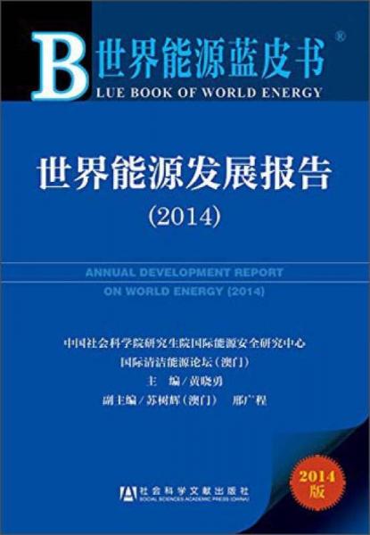 世界能源蓝皮书：世界能源发展报告（2014）