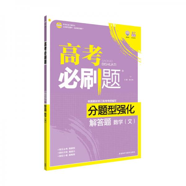 理想树 2017新版 高考必刷题分题型强化 解答题 数学（文 新高考大纲编写）