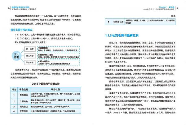 微商团队管理实战手册：运营必备+赚钱必读+管理必会
