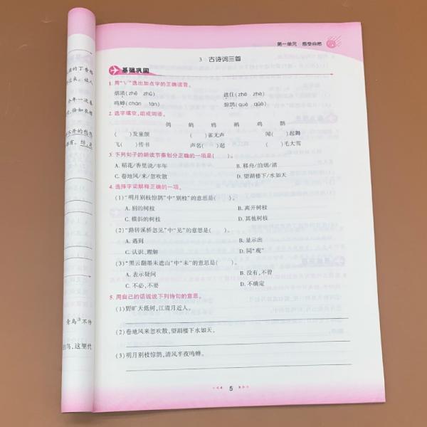 英才随堂练语文六年级上册