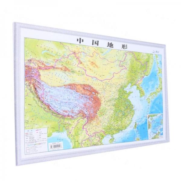 中國地形(1:16400000)