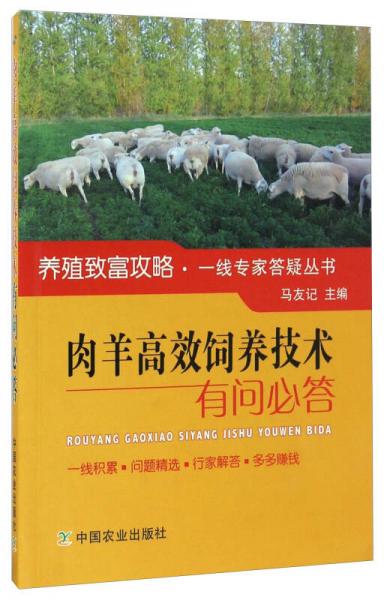 肉羊高效饲养技术有问必答/养殖致富攻略·一线专家答疑丛书