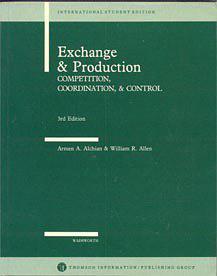 Exchange and Production：Competition, Coordination and Control