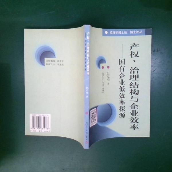 產(chǎn)權(quán)、治理結(jié)構(gòu)與企業(yè)效率:國有企業(yè)低效率探源