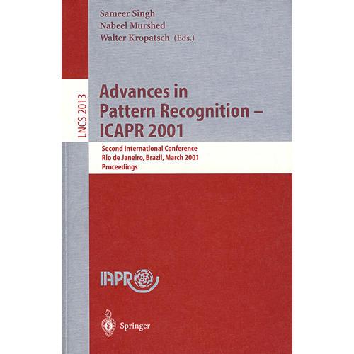 模式识别进展－ICAPR 2001Advances in pattern recognition(模式识别进展－ICAPR 2001)