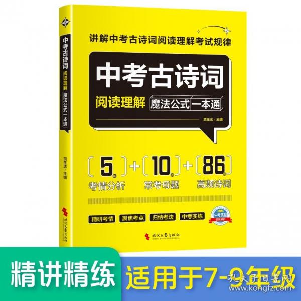 中考古詩詞閱讀理解魔法公式一本通