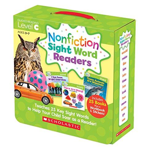 Nonfiction Sight Word Readers: Guided Reading Level C, Ages 3-7, Teaches 25 Key Sight Words to Help Your Child Soar as a Reader!