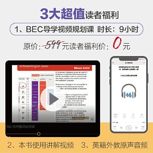 剑桥商务英语.BEC高级口语考试：高频题库+高分范例