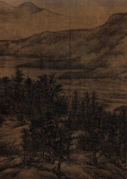 范本传真：夏景山口待渡图