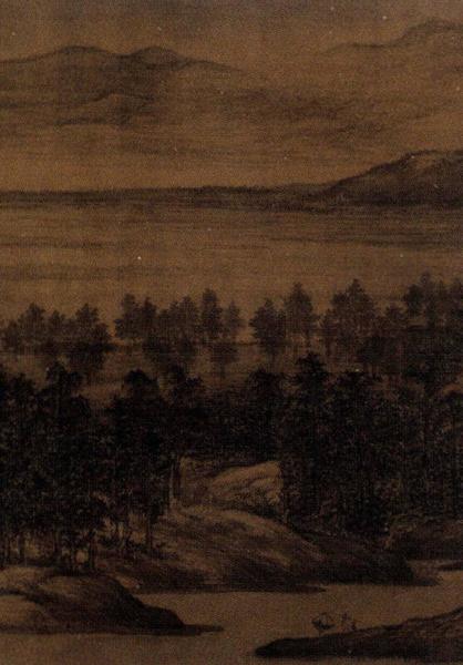 范本传真：夏景山口待渡图