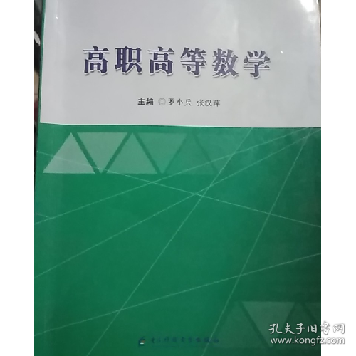 高职高等数学9787577001333罗小兵电子科技大学出版社