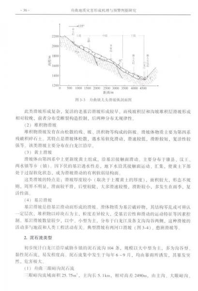 舟曲地质灾害形成机理与预警判据研究