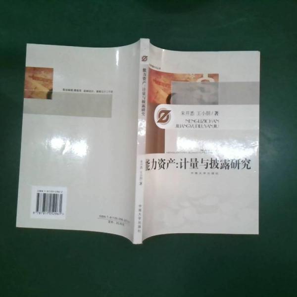 能力資產(chǎn)：計量與披露研究