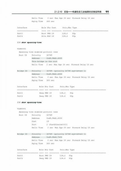 思科网络技术学院教程 扩展网络实验手册