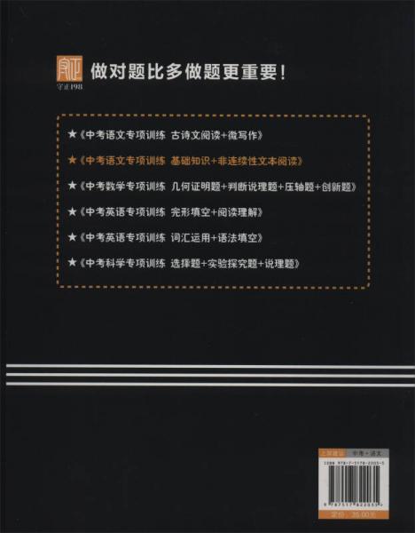 中考语文专项训练