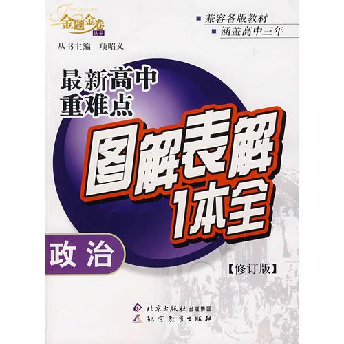 最新高中重难点图解表解1本全：政治（修订版）/金题金卷丛书