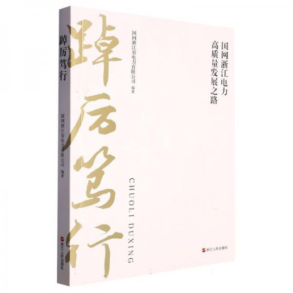 踔厲篤行(國網(wǎng)浙江電力高質(zhì)量發(fā)展之路)