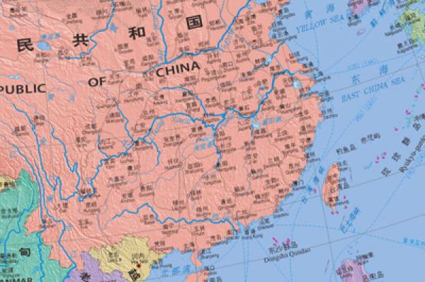 世界分国地图--亚洲地图