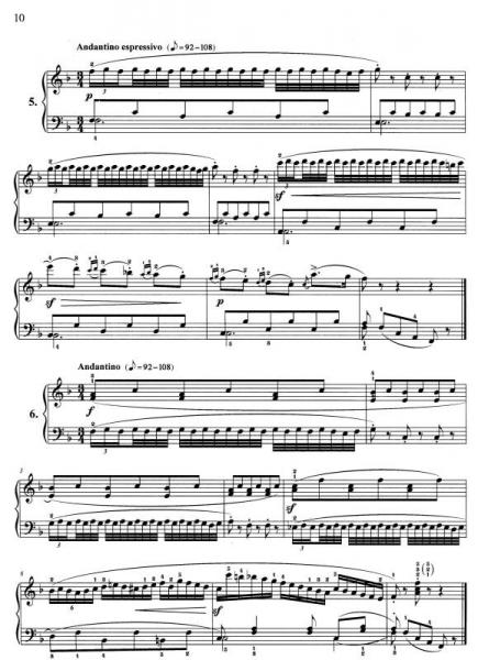 车尔尼160首八小节钢琴练习曲作品821