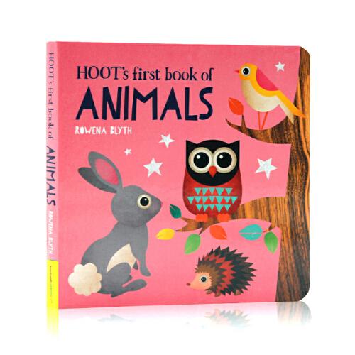 英文原版Hoot\'s First Book of Animals