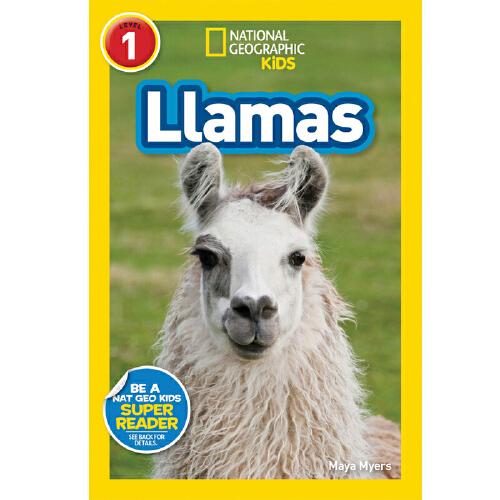 英文原版National Geographic Kids Readers:Llamas美洲駝 國家地理分級閱讀Level 1