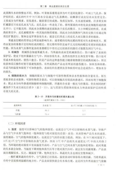果品蔬菜贮藏运销学