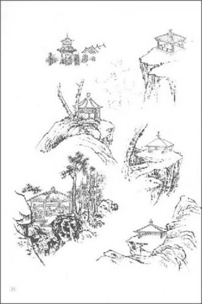 传统山水画点景集萃